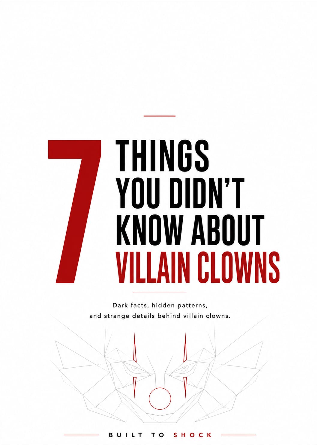 E-Book: 7 Villain Secrets Clown Secrets